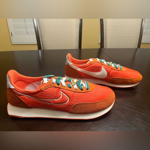New Nike Waffle Trainer 2 Orange Sneaker Shoes Size US 12 - Picture 3 of 15